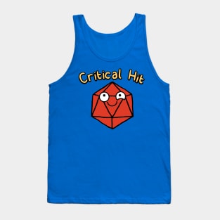 Critical Hit Baby Dungeons and Dragons Tank Top